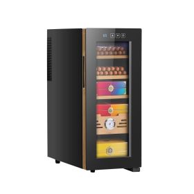 VEVOR Electric Humidor, 33L, 250 Counts Electric Cigar Humidor Cabinet with Cooling Temperature Control, Spanish Cedar Wood Shelves & Drawers